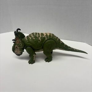 Jurassic World Sinoceratops Roarivores (With Sound) 5" Tall Mattel Figure Green